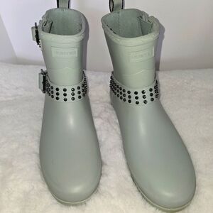 Hunter Studded Women's Rain Boots Size US 7/EU 38